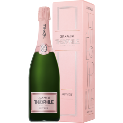 Champagne Théophile Rosé in Geschenkverpackung
