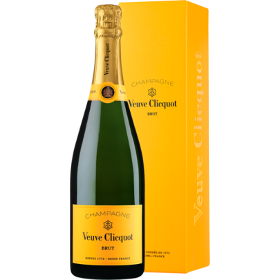 Champagne Veuve Clicquot Ponsardin in Geschenkverpackung