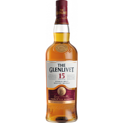 The Glenlivet 15 Jahre  French Oak Reserve Speyside Single Malt Scotch Whisky