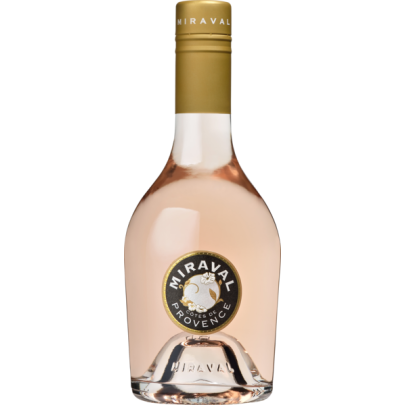 Château Miraval Rosé Côtes de Provence AOP bottled by Pitt & Perrin Halbe Flaschen