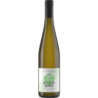 Riesling Deserteur alkoholfrei Zero Rheingau Weingut Bibo Runge